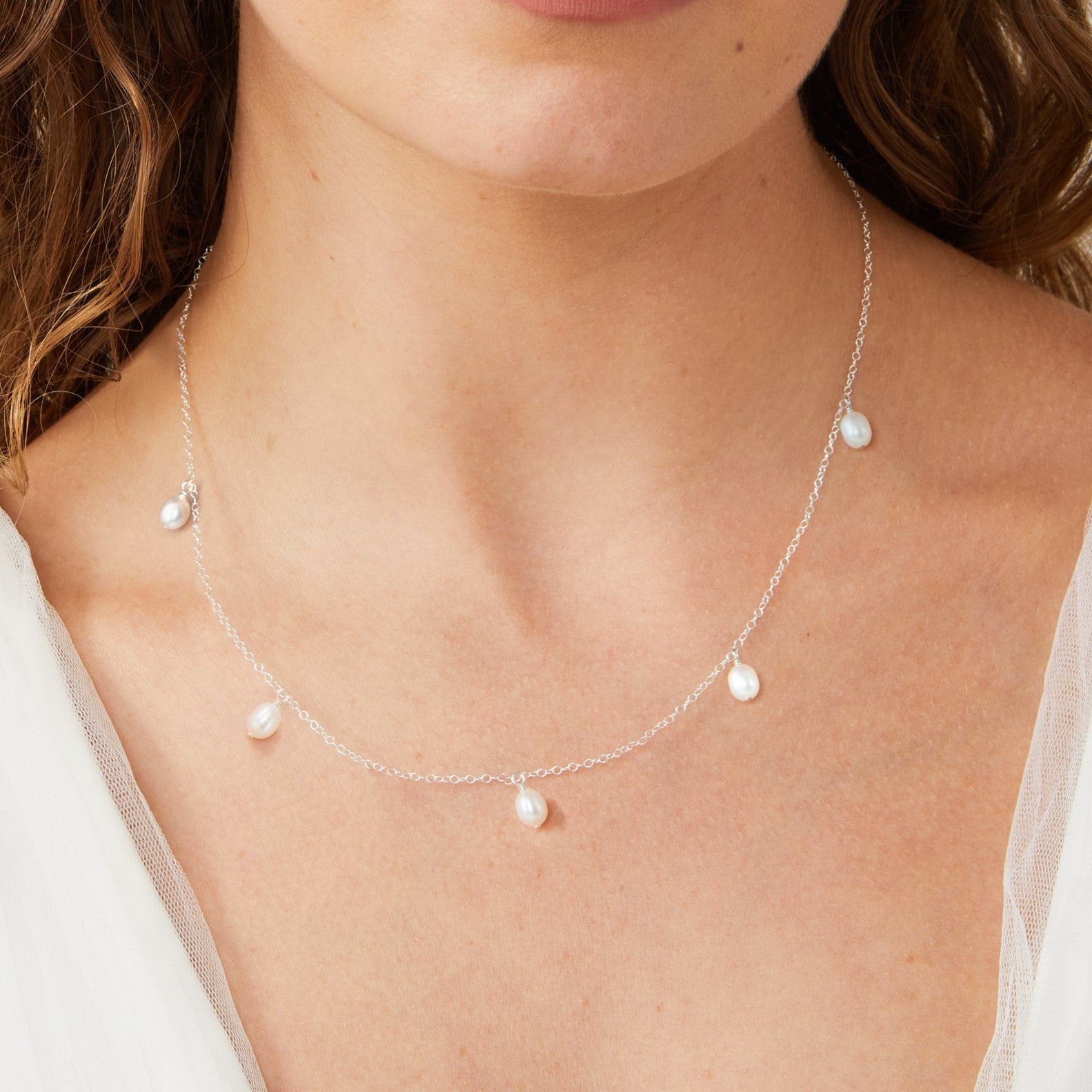 5 Pearl Decade Pendant Necklace