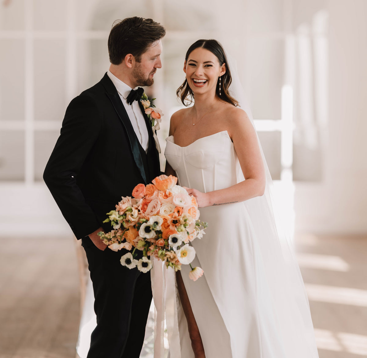 Emilie Pearl Statement Earrings for Brides