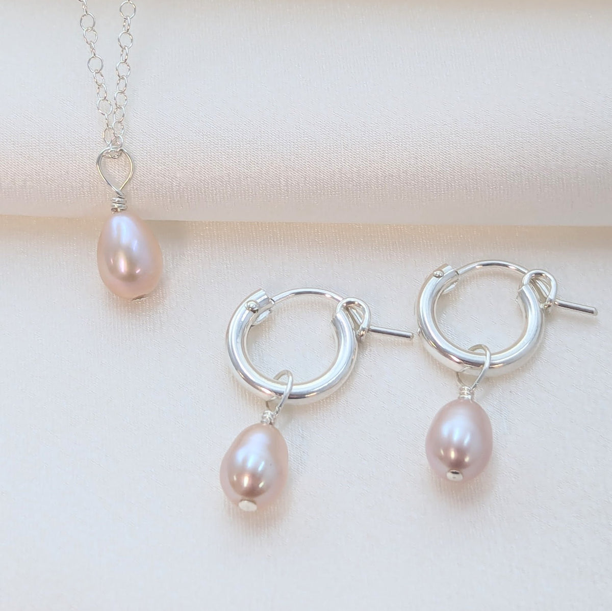 Mini Pink Pearl Necklace - Florence