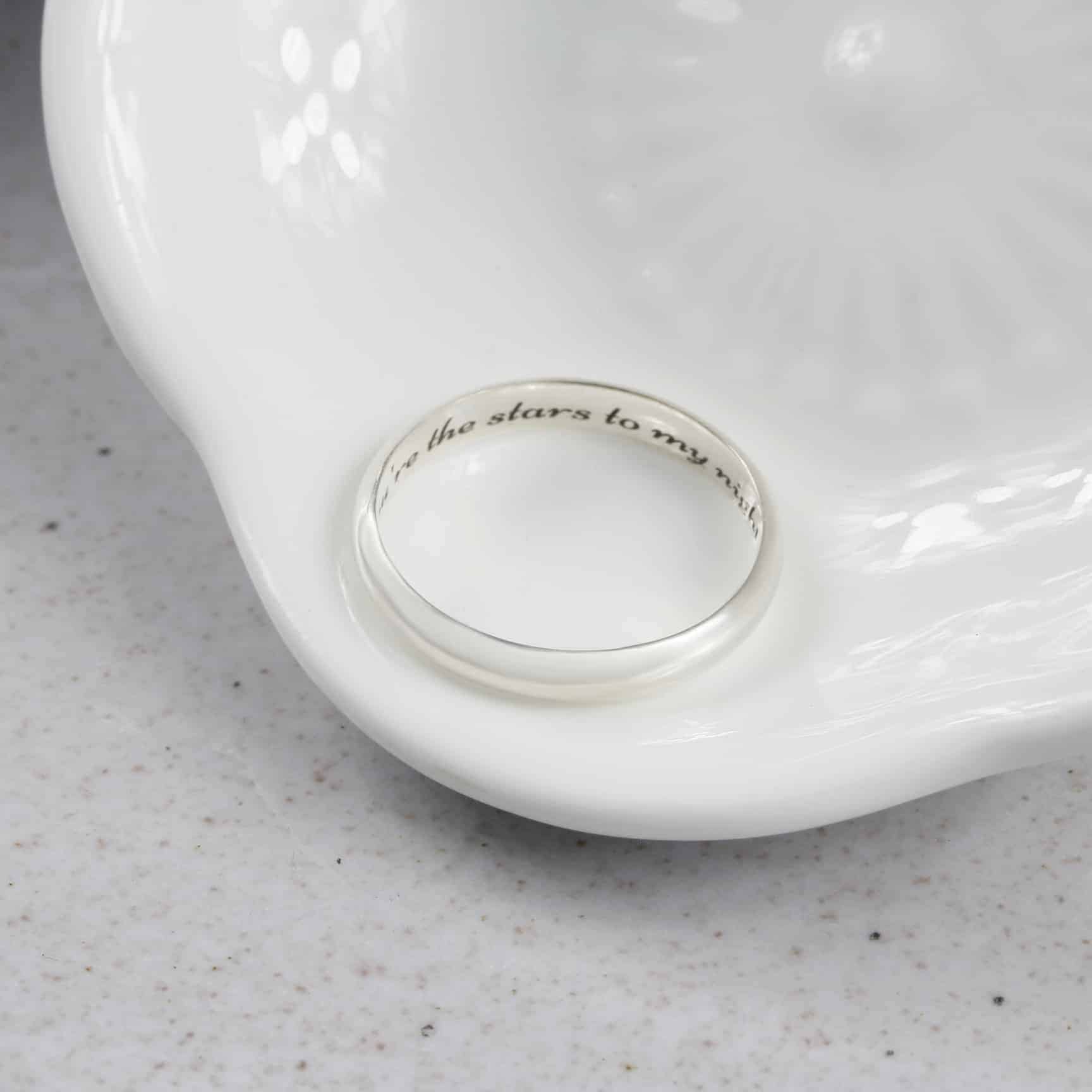 Sterling Silver Personalised Ring