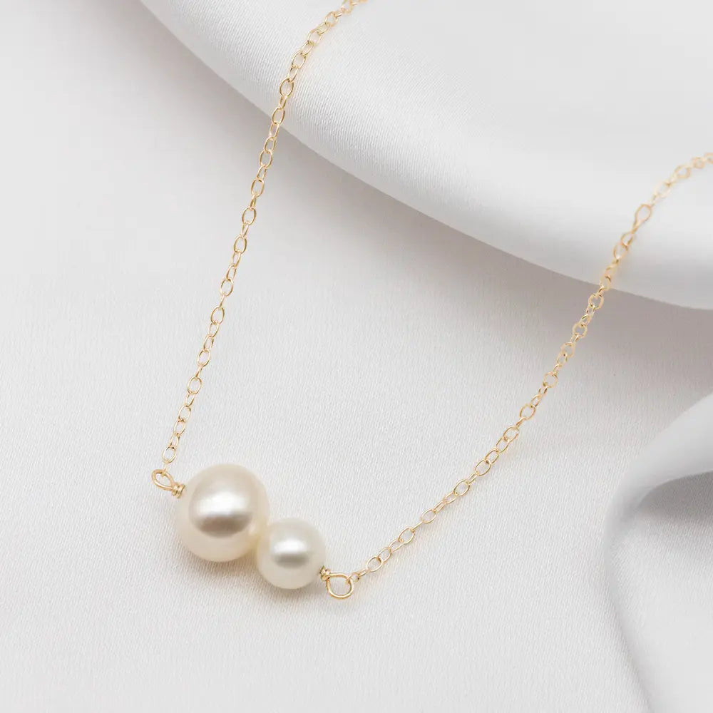 Sophia Double Pearl Necklace