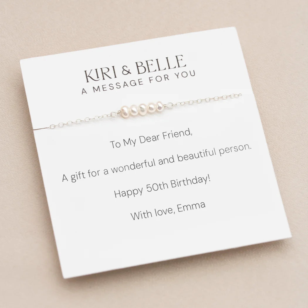 Custom Pearl Decade Bracelet