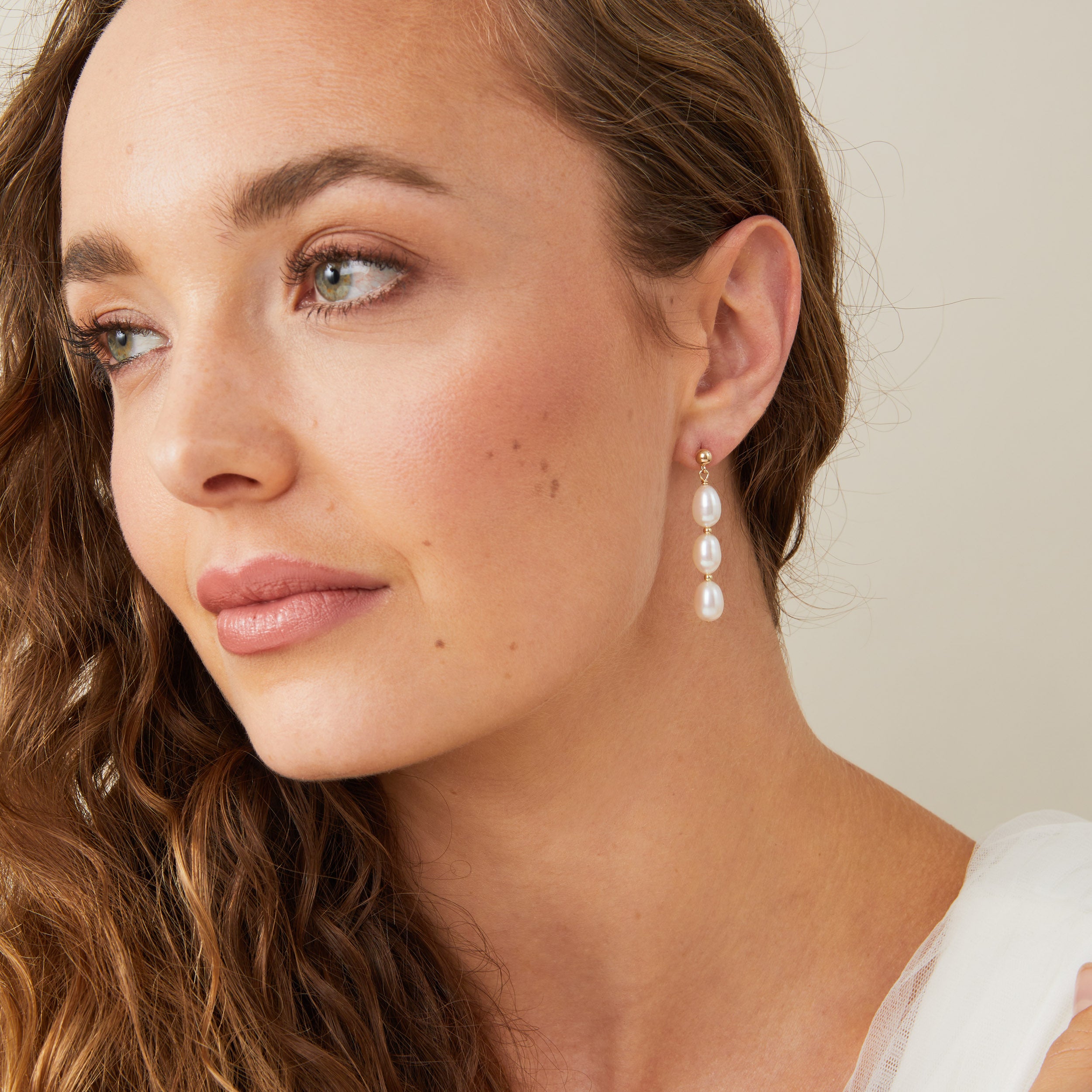 Cleo Stud Drop Earrings
