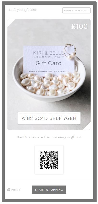 E-Gift Card