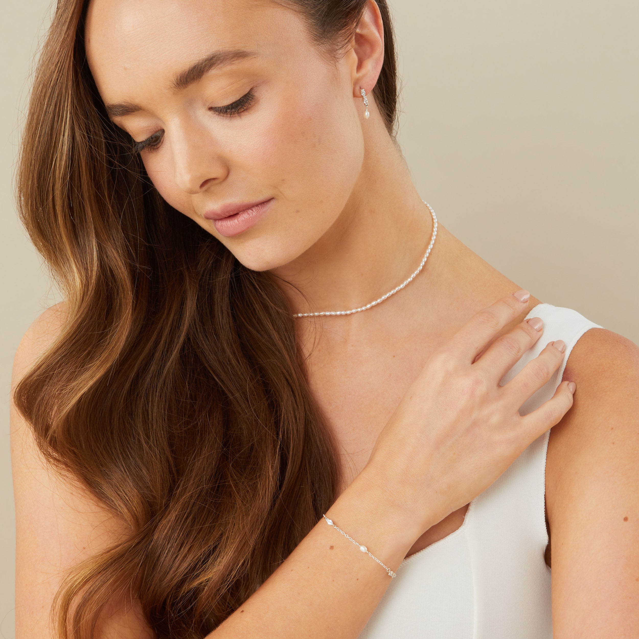 Kira Seed Pearl Necklace