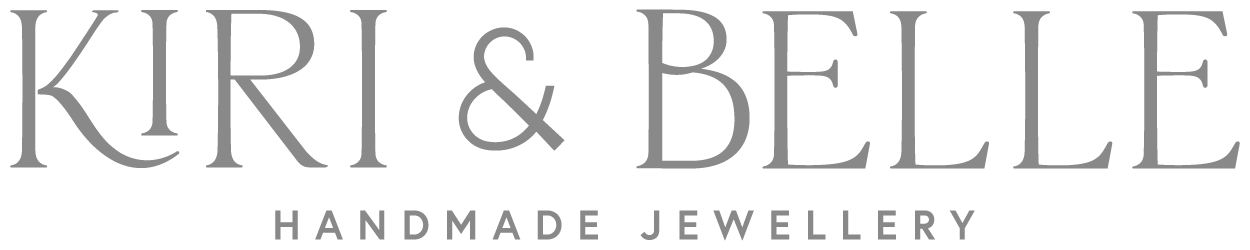 Kiri & Belle handmade jewellery logo in gray text