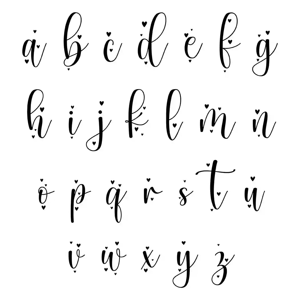 Personalised Script Heart Initial Pearl Necklace with 7mm Coin