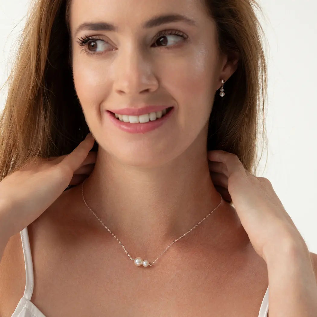 Sophia Double Pearl Necklace