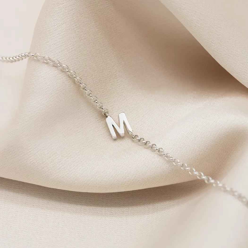 Little Letter Chain Link Bracelet