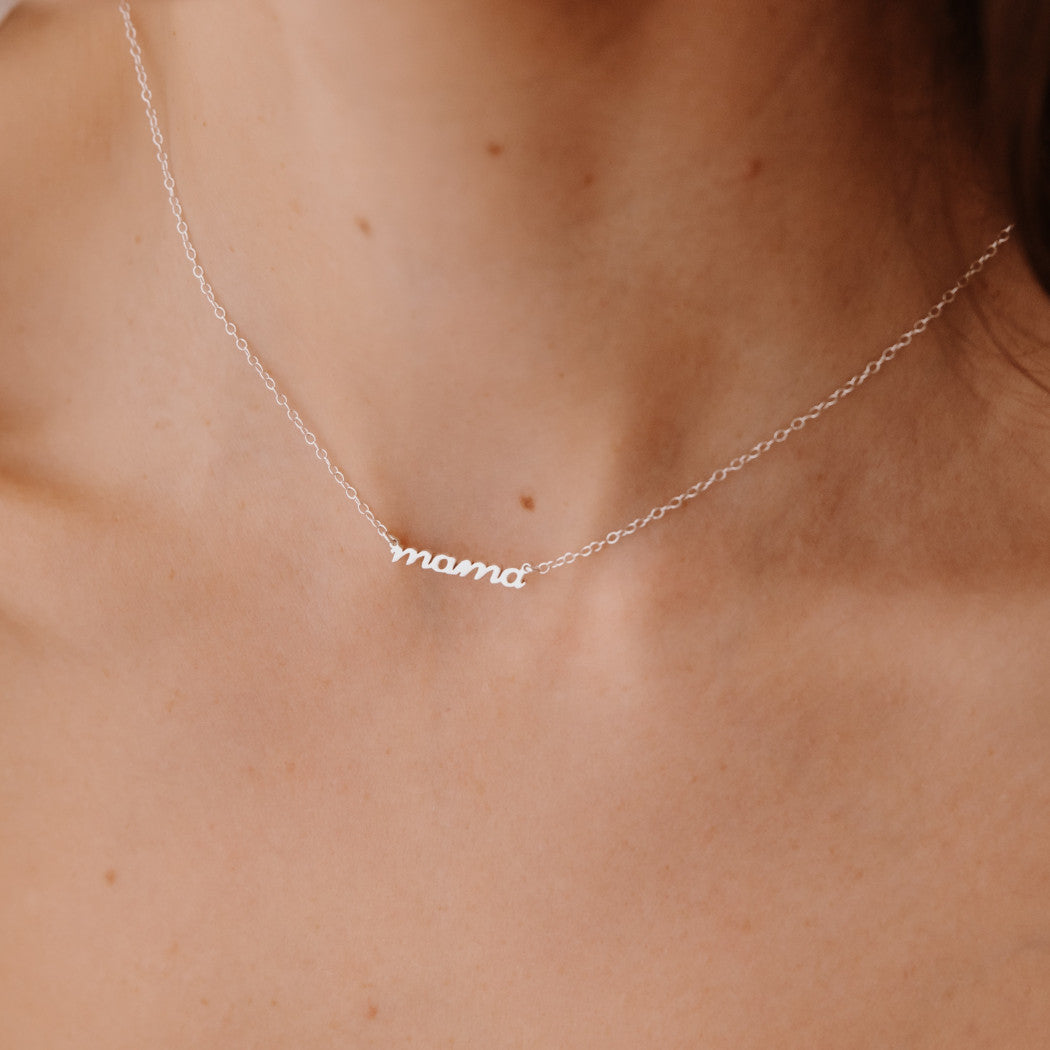 Small Mama Charm Necklace