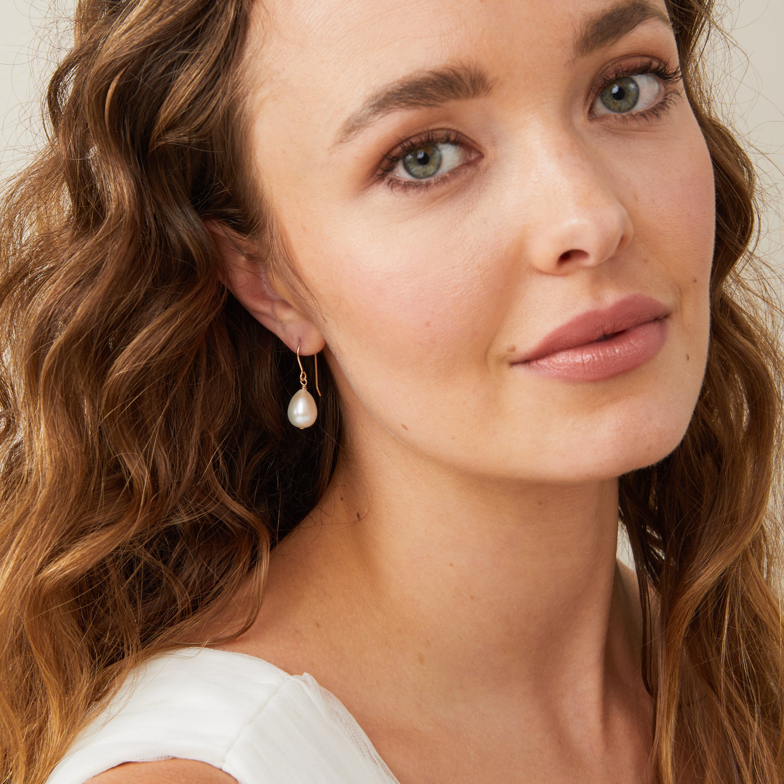 Willow Pearl Bridesmaids Drop Earrings